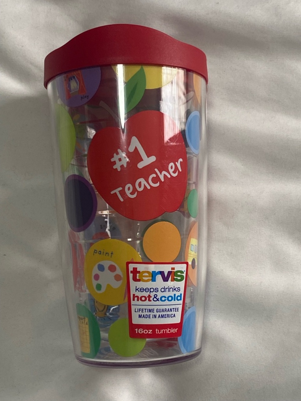 Tervis "#1 Teacher" 16oz Tumbler